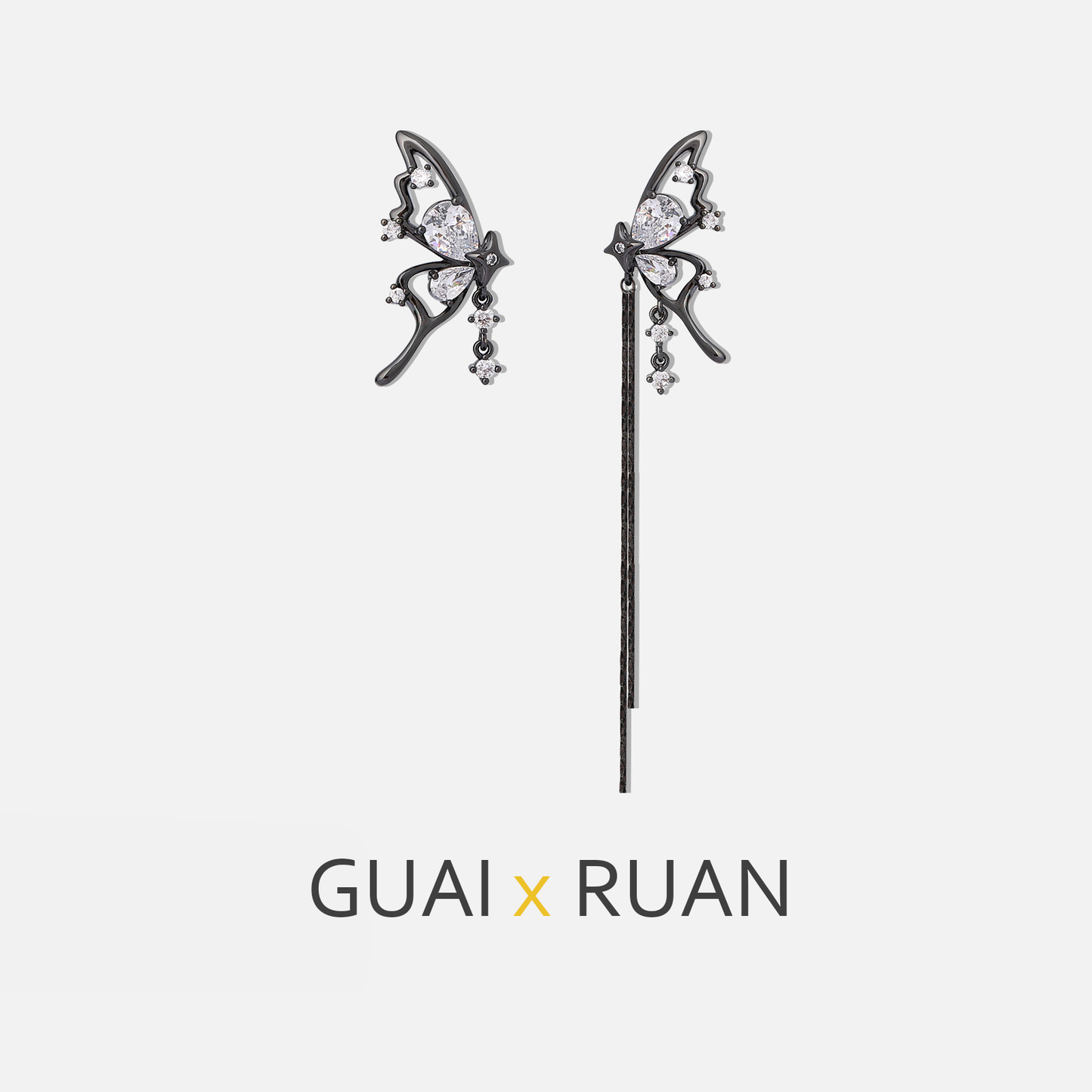 G&R Asymmetric Tassel Earrings for Women925Silver Needle