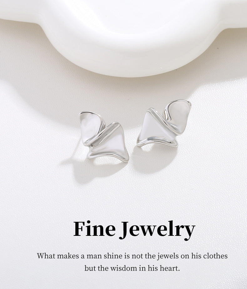 G&R Earrings with Unique Design Sense, High-End and Simple925Silver Earrings Women
