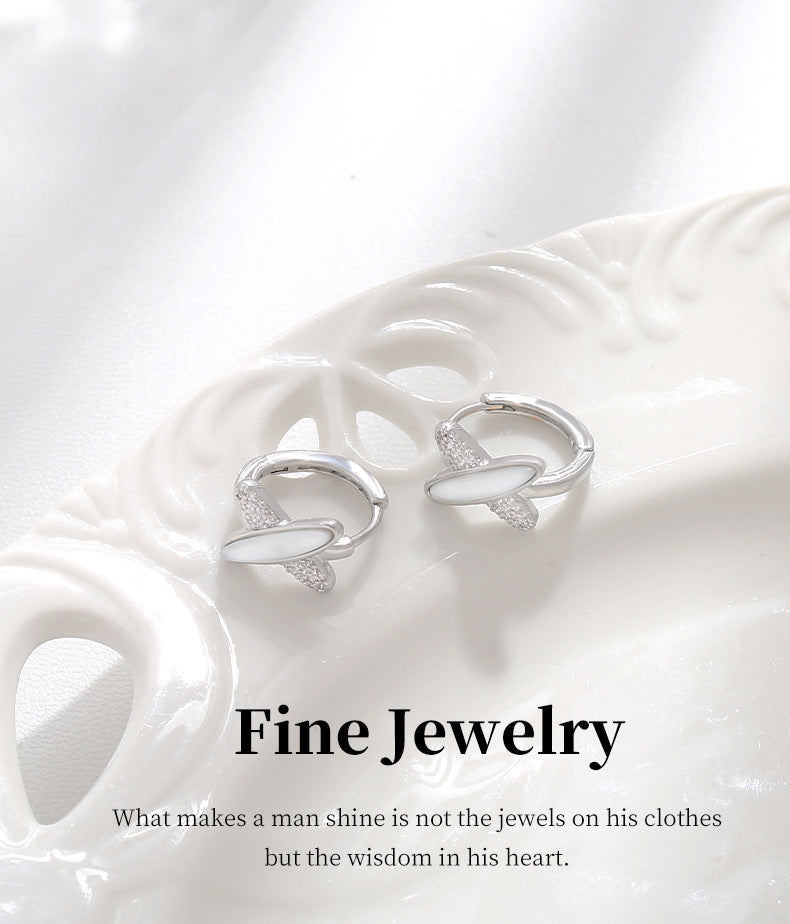 G&R Elegant Stud Earrings925Earrings high-end summer earrings