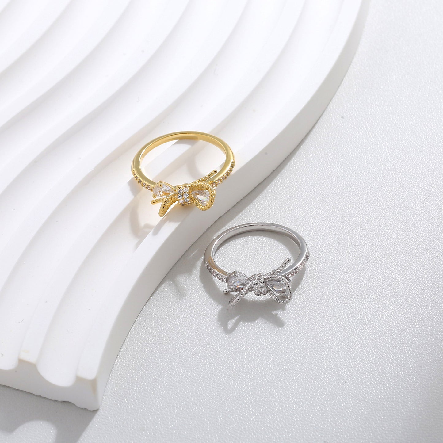 G&R Closed Ring Elegant Ring for Women Niche High-end925Silver Index Finger Ring