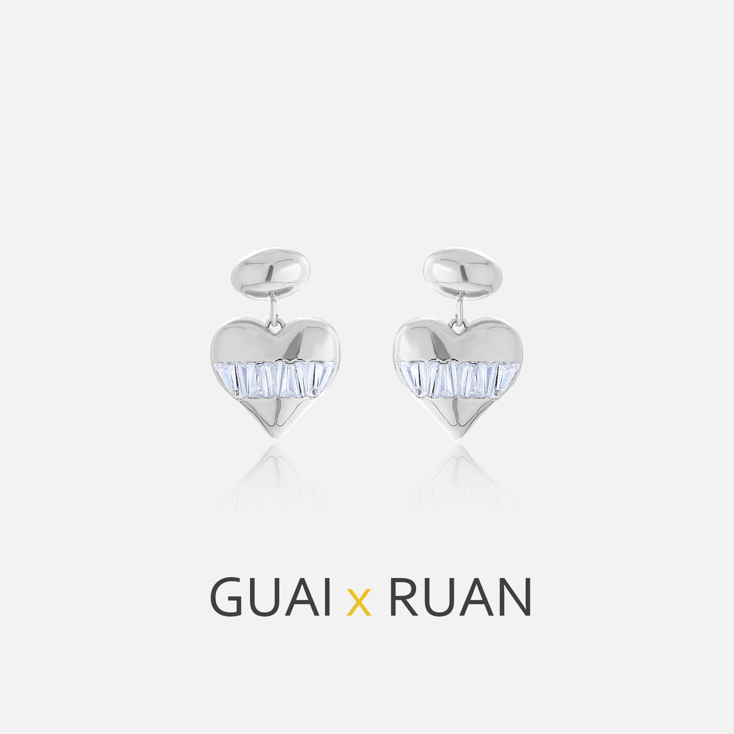 G&R Sweet Cool Style Earrings925Silver Zirconia Earrings