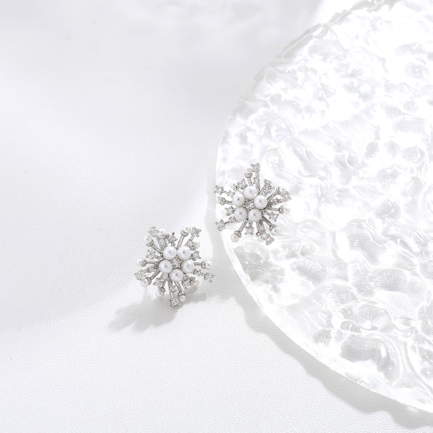 G&R Ear Studs925Silver Needle Pearl Earrings Niche High-end Women's Earrings
