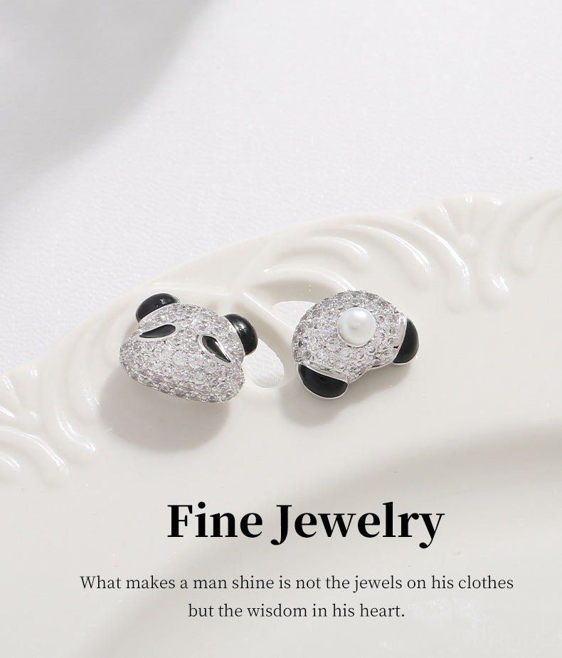 G&R Silver Stud Earrings925Earrings Light Luxury High-end Design Sense Niche Earrings for Women