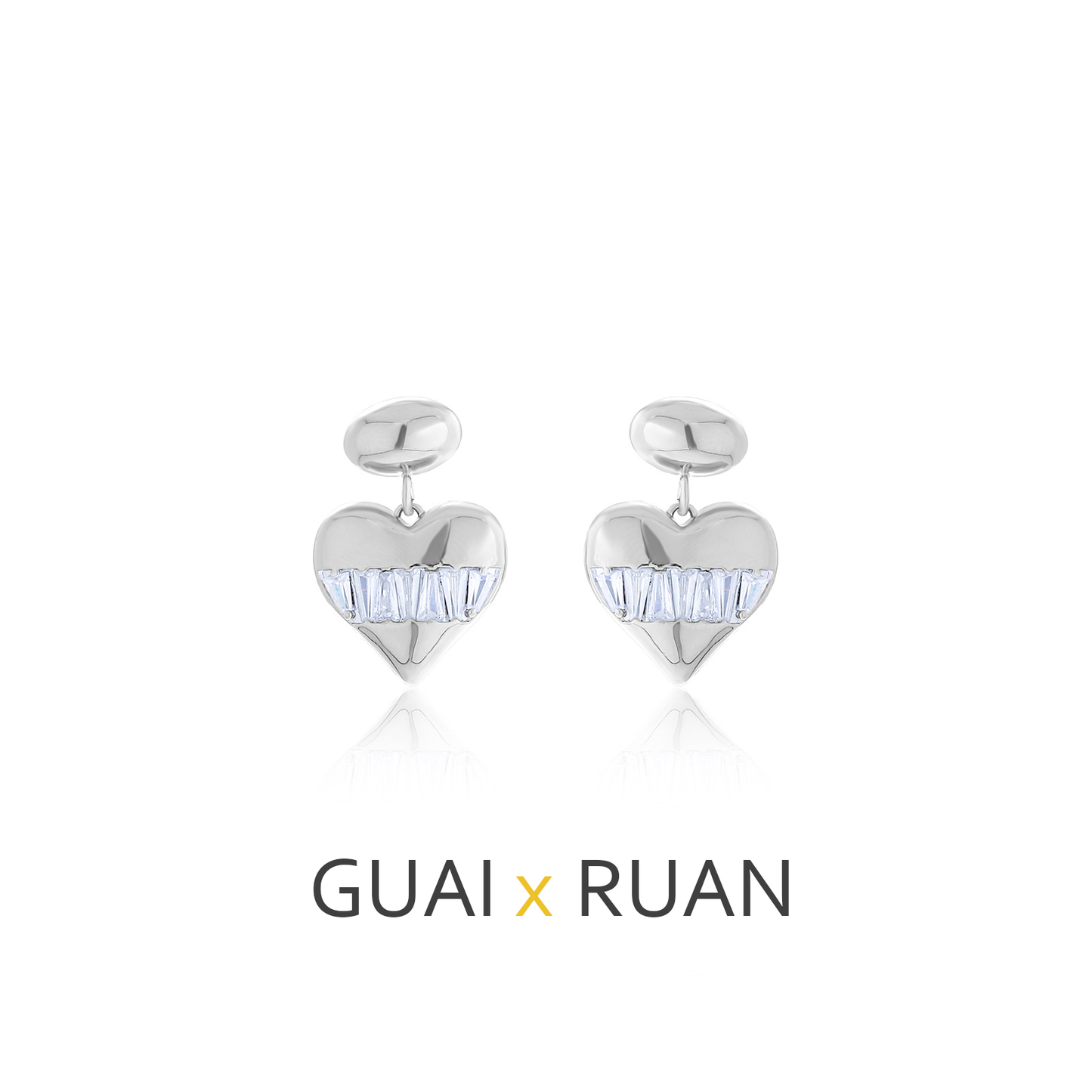 G&R Sweet Cool Style Earrings925Silver Zirconia Earrings
