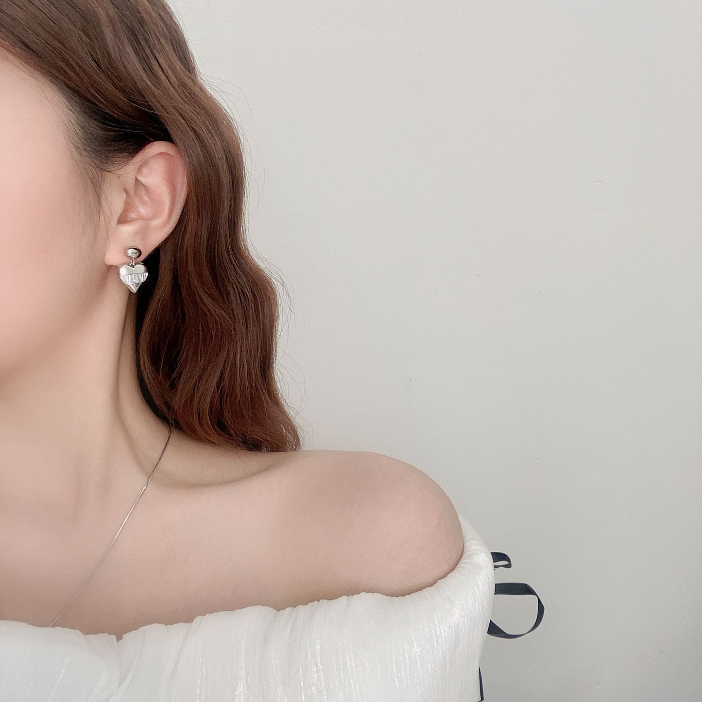 G&R Sweet Cool Style Earrings925Silver Zirconia Earrings