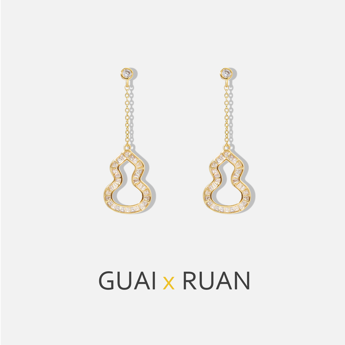 G&R Gourd Pendant Earrings s925Silver