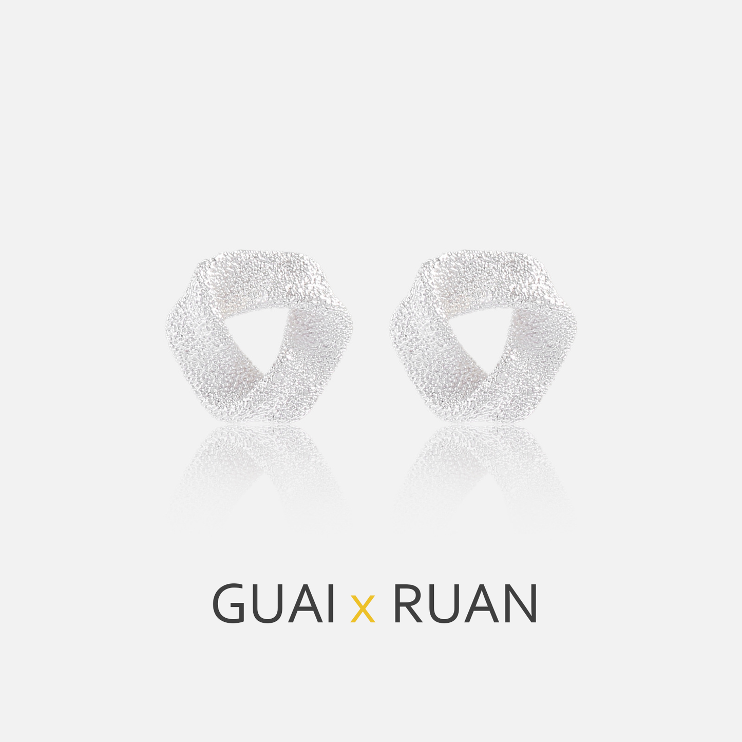 G&R Minimalist Style Triangle Pure Silver Earrings for Women s925Silver