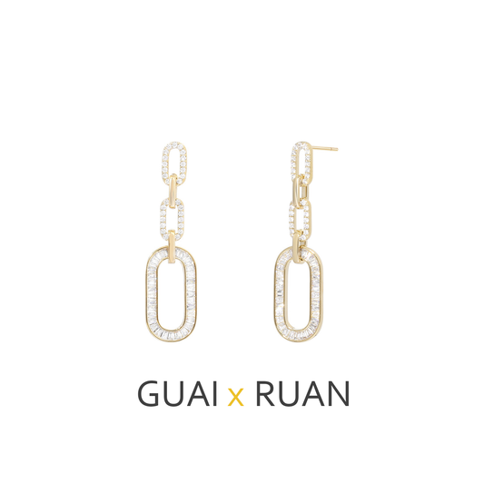 G&R Earrings with Elegant Long Tassels925Silver earrings