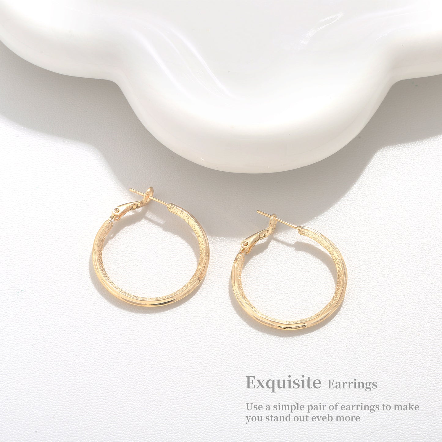 G&R Large Hoop Earrings925Silver Earrings