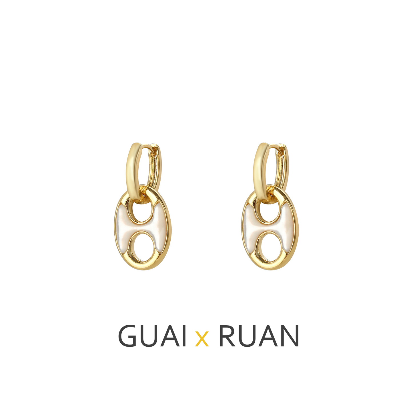 G&R Eardrops925Silver Ear Buckle Commuting Earrings Niche High-End Feel Earrings