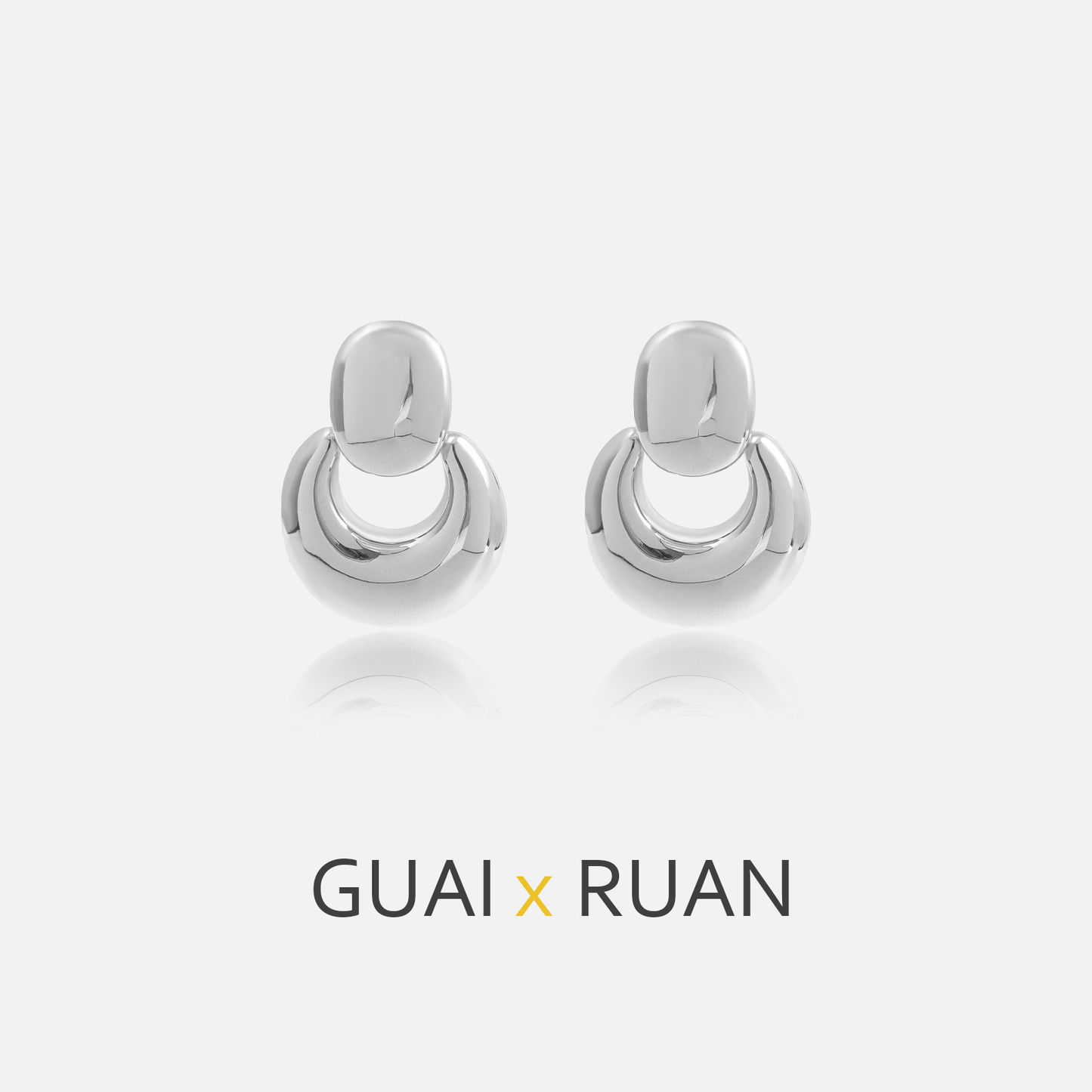 G&R Minimalist Metal Stud Earrings Simple Ear Jewelry925Advanced Sense