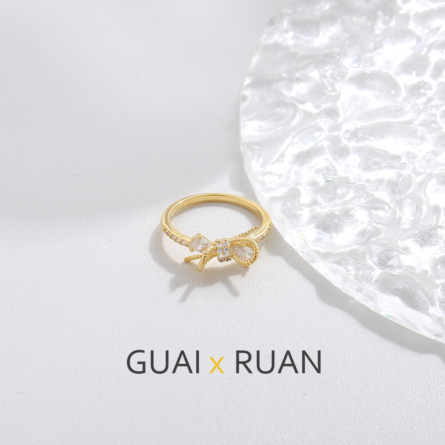 G&R Closed Ring Elegant Ring for Women Niche High-end925Silver Index Finger Ring