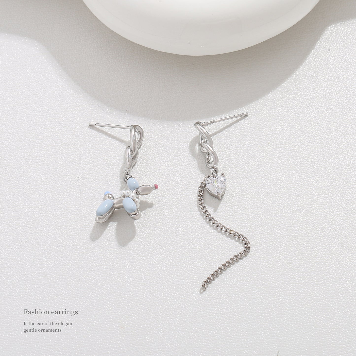 G&R Unique Puppy925Pure Silver Earrings Elegant Oil Drop Earrings