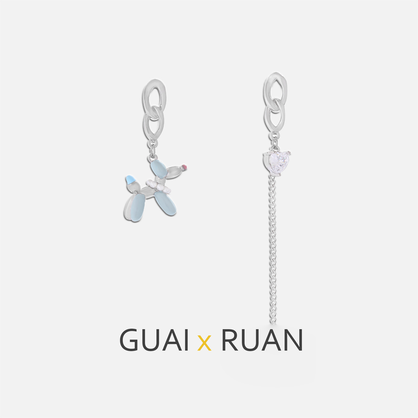 G&R Unique Puppy925Pure Silver Earrings Elegant Oil Drop Earrings