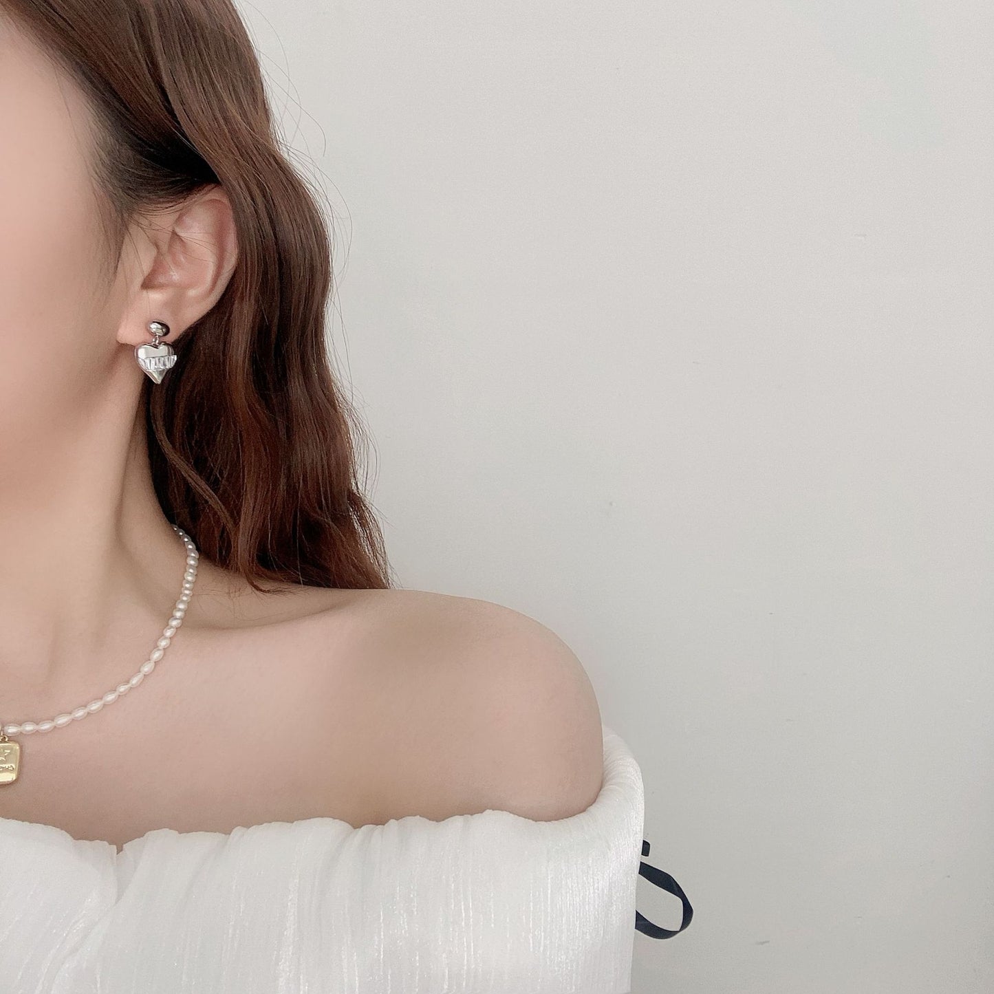 G&R Sweet Cool Style Earrings925Silver Zirconia Earrings