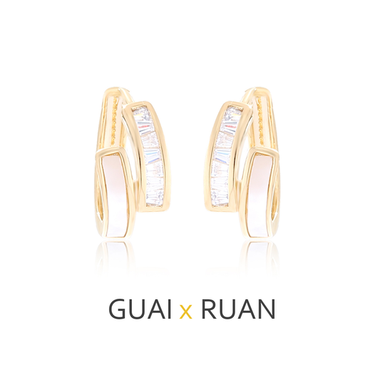 G&R Natural Shell Earrings Niche High-End Earrings
