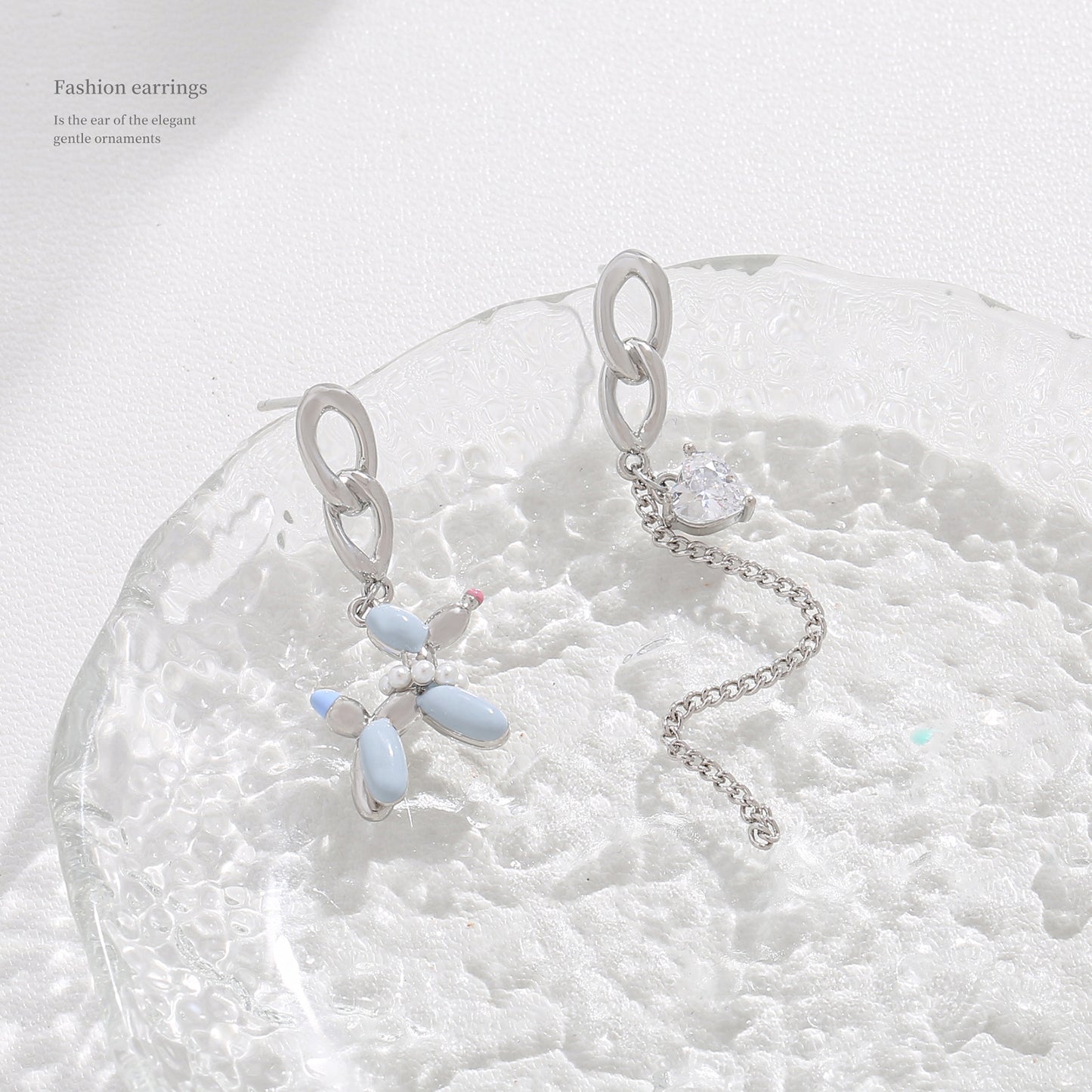 G&R Unique Puppy925Pure Silver Earrings Elegant Oil Drop Earrings