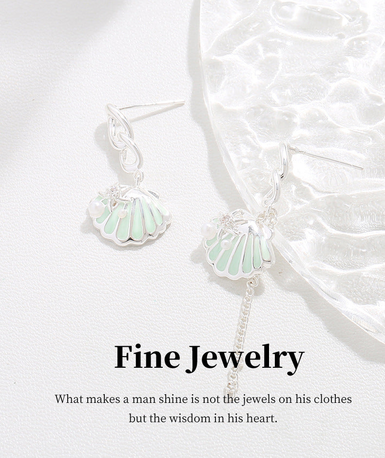 G&R Elegant Long Tassel Earrings925Silver Earrings Niche Design Earrings