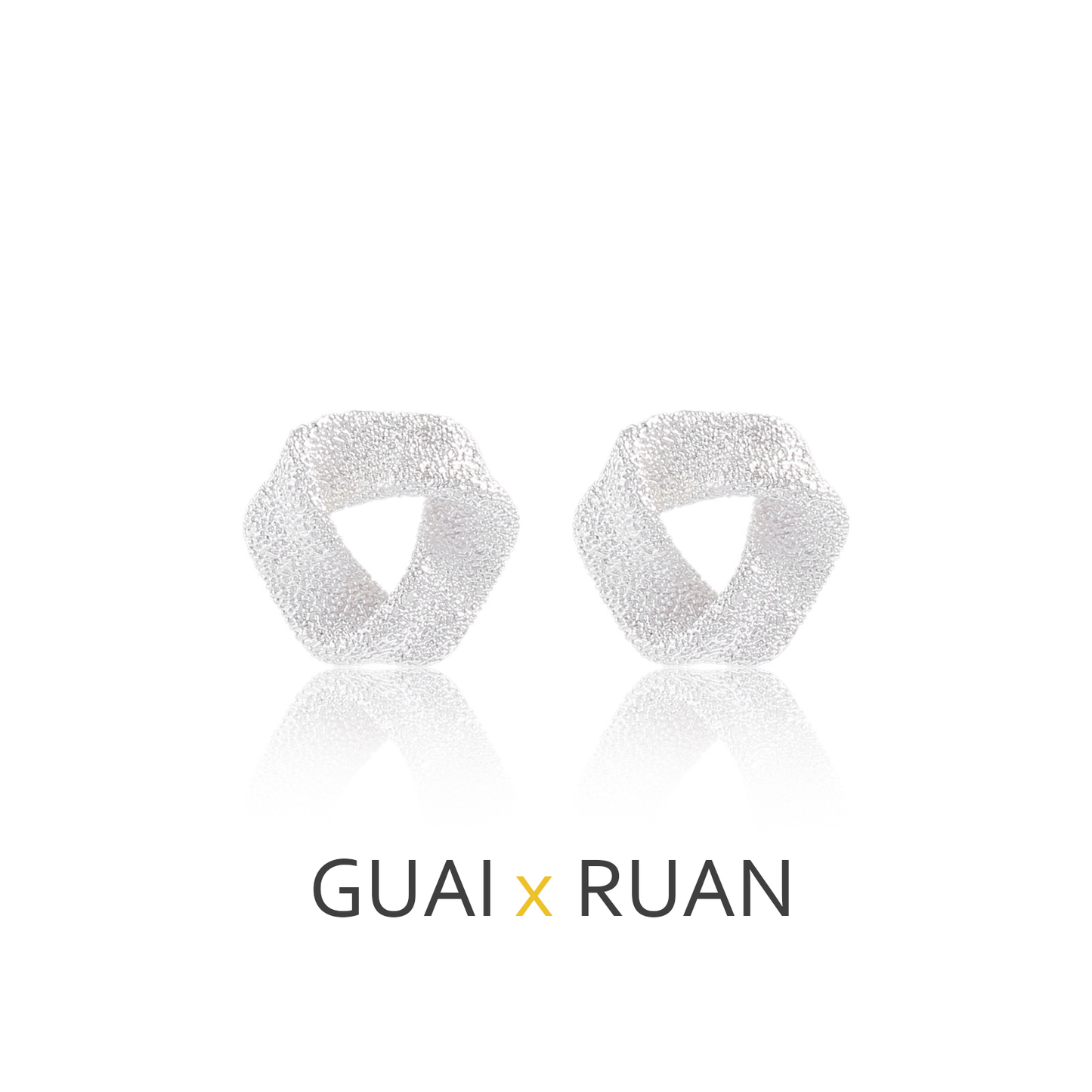 G&R Minimalist Style Triangle Pure Silver Earrings for Women s925Silver