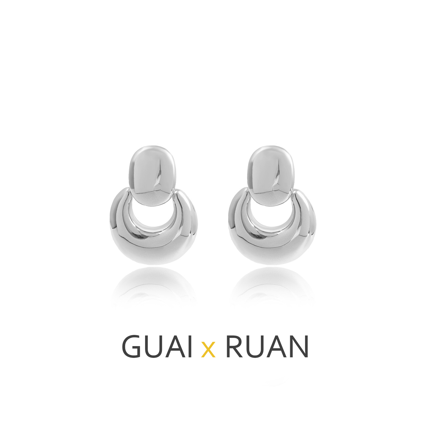 G&R Minimalist Metal Stud Earrings Simple Ear Jewelry925Advanced Sense