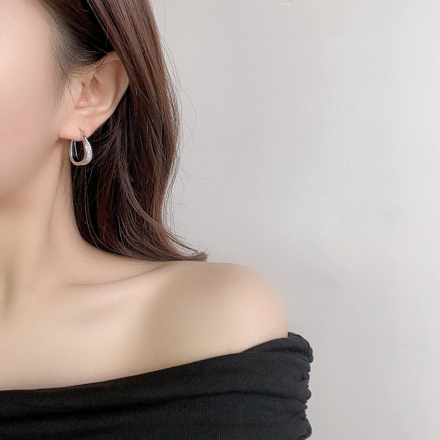 G&R Denim Blue Oil Drop Earrings S925Silver