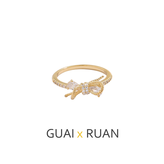 G&R Closed Ring Elegant Ring for Women Niche High-end925Silver Index Finger Ring