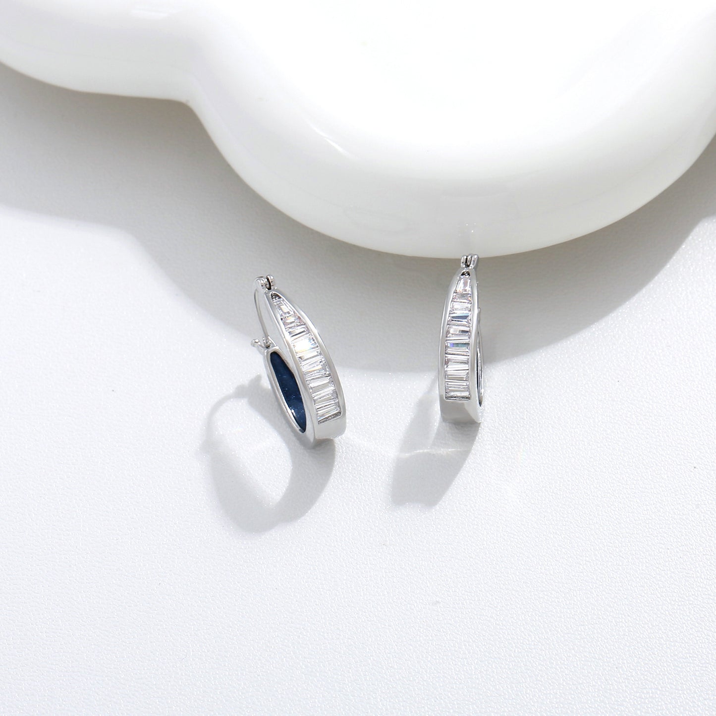 G&R Denim Blue Oil Drop Earrings S925Silver