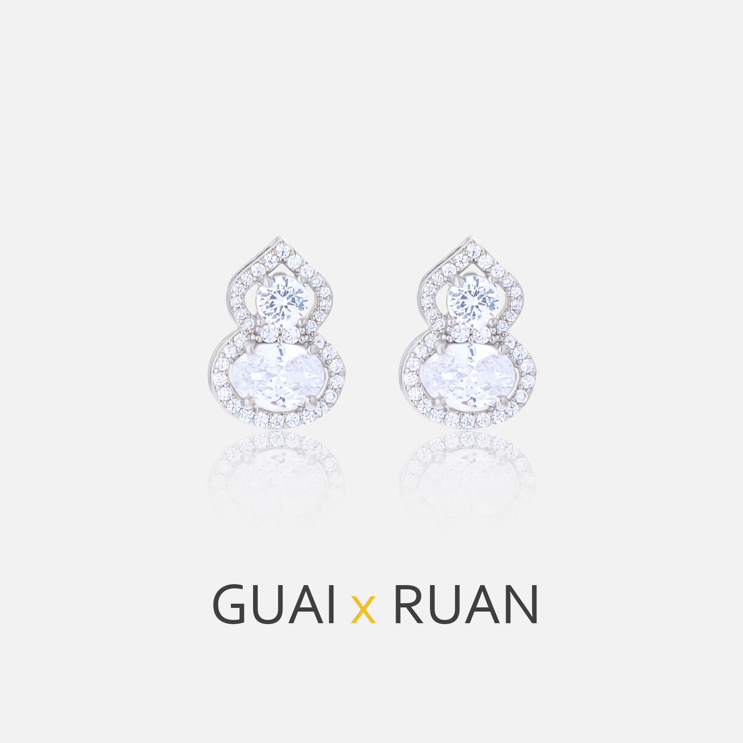 G&R Gourd Earrings925High-end Fashion Earrings Light Luxury