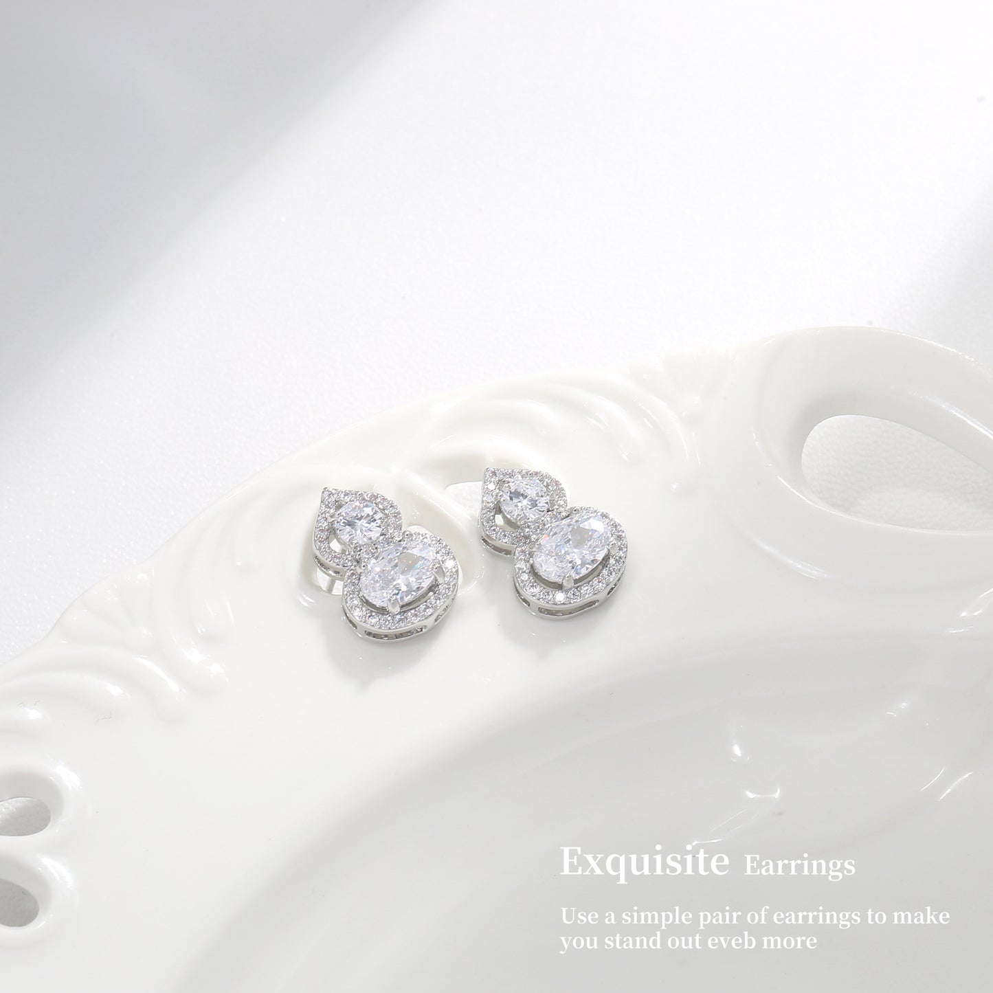 G&R Gourd Earrings925High-end Fashion Earrings Light Luxury