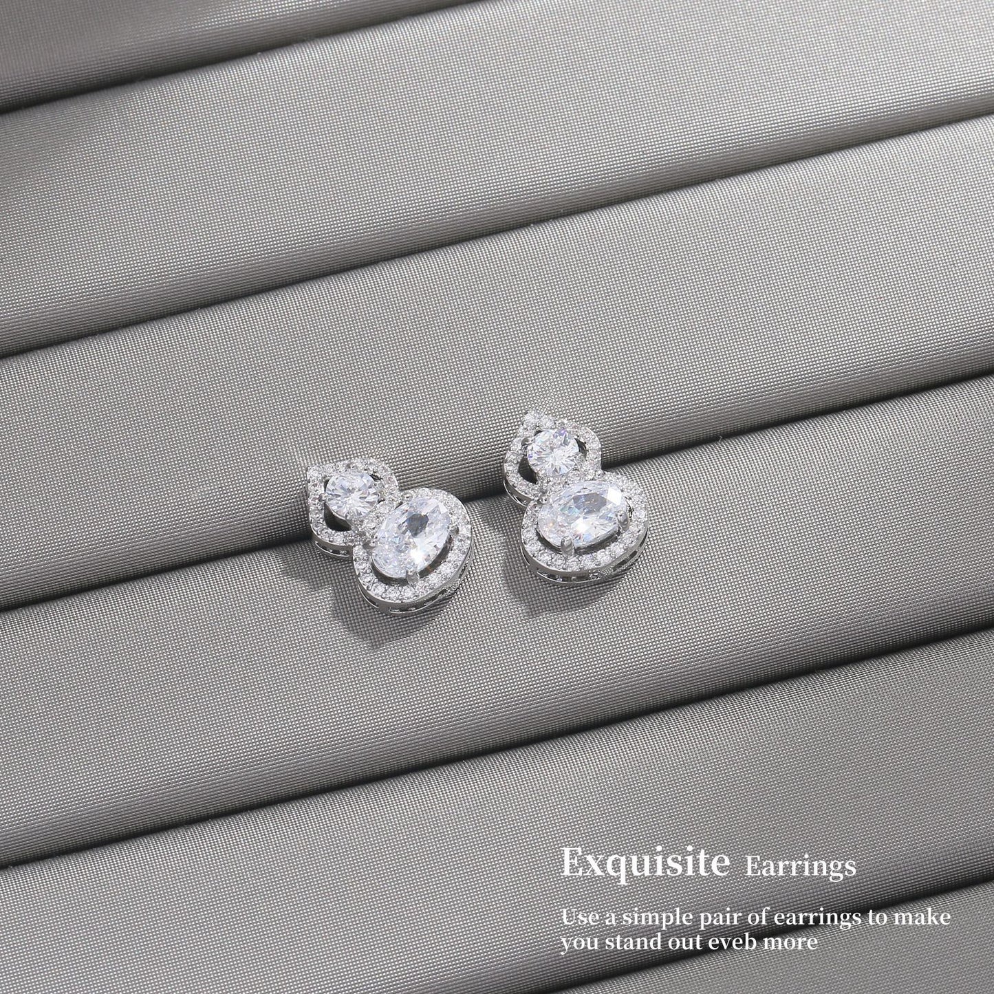 G&R Gourd Earrings925High-end Fashion Earrings Light Luxury