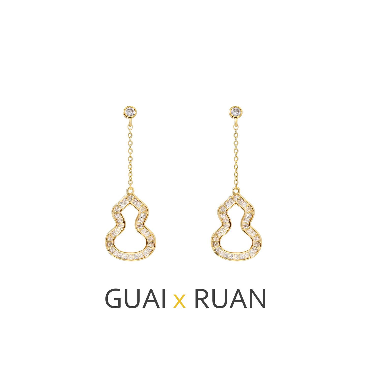 G&R Gourd Pendant Earrings s925Silver