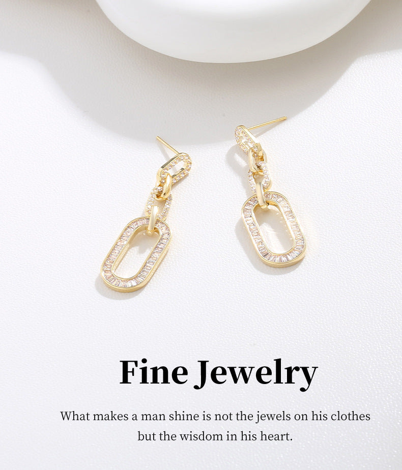 G&R Earrings with Elegant Long Tassels925Silver earrings