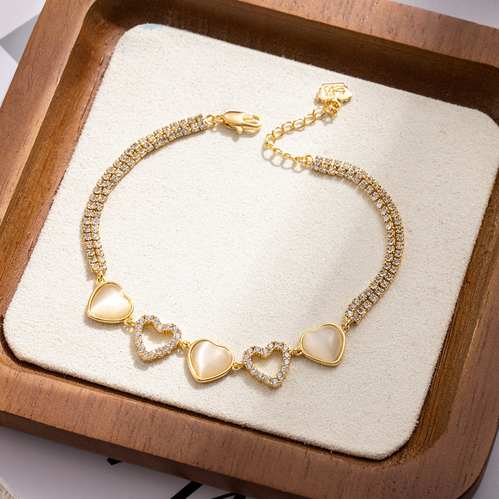 G&R Bracelet for Women Versatile High-End Feel Bracelet925Jewelry