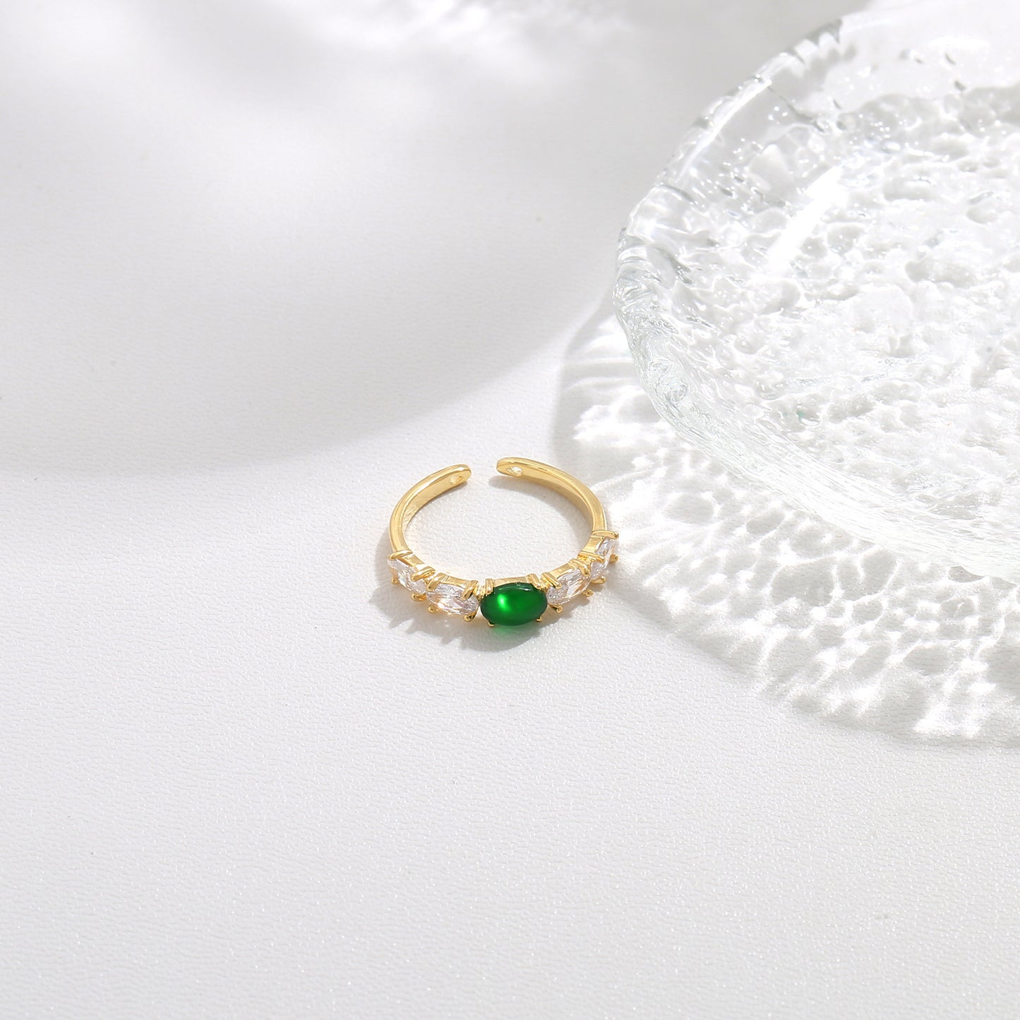 G&R Ring Temperament925Ring Personality Fashion Index Finger Ring for Women
