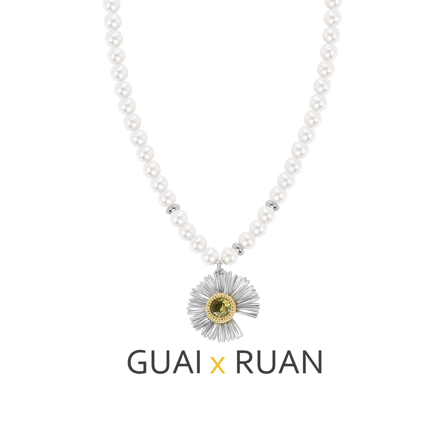 G&R Fresh and Elegant Daisy Necklace Light Luxury High-end Collarbone Chain