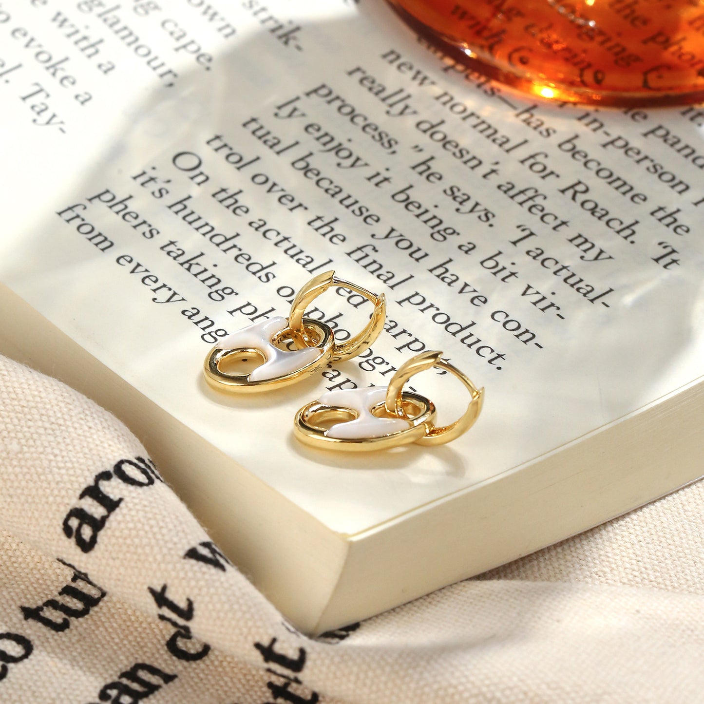 G&R Eardrops925Silver Ear Buckle Commuting Earrings Niche High-End Feel Earrings